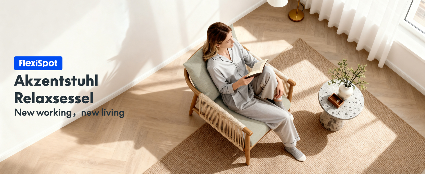 Fauteuil en rotin tressé