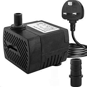 the power supply for the water pump