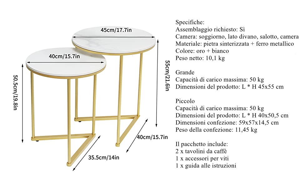 tavolini da salotto rotondo tavolino da caffè soggiorno tavolini sovrapponibili da salotto