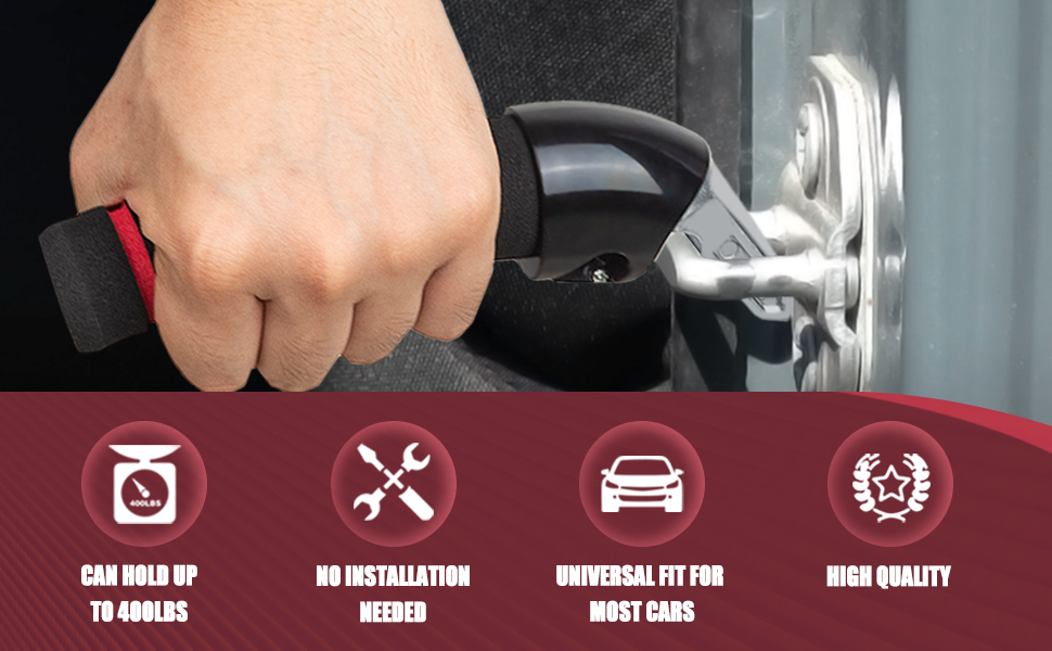 Poignée de porte de voiture pour personnes âgées