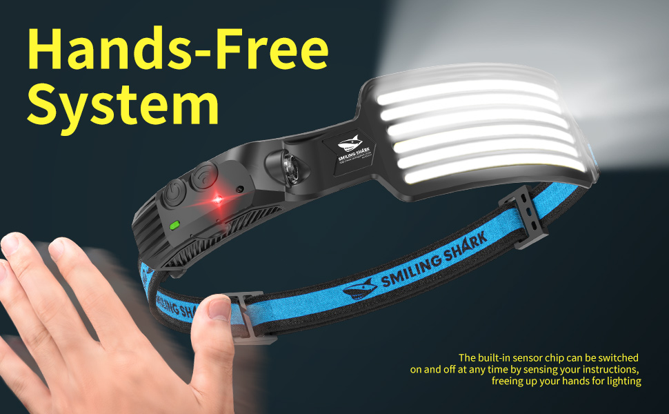 Smiling Shark Lampe Frontale LED