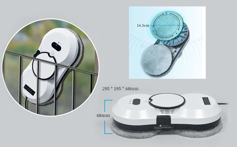 Robot de limpieza automática de ventanas
