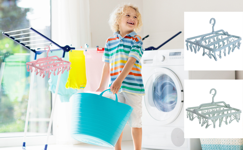 GmeDhc Etendoir Chaussette mit 32 Pinces