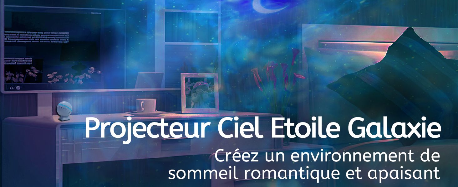 Proyector de cielo estrellado Luz nocturna de galaxia Proyección de estrellas Luz nocturna Proyección de techo
