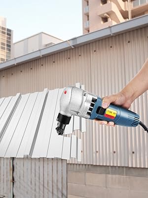 VEVOR Grignoteuse électrique Cisaille Grignoteuse à T?le Métal 1,8?mm 380 W 13 Grignoteuse Électrique