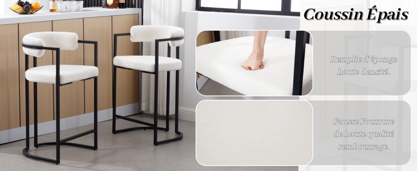 chaise bar pied metal chaise bar beige tabouret de comptoir lot de 2 tabouret de comptoir blanc