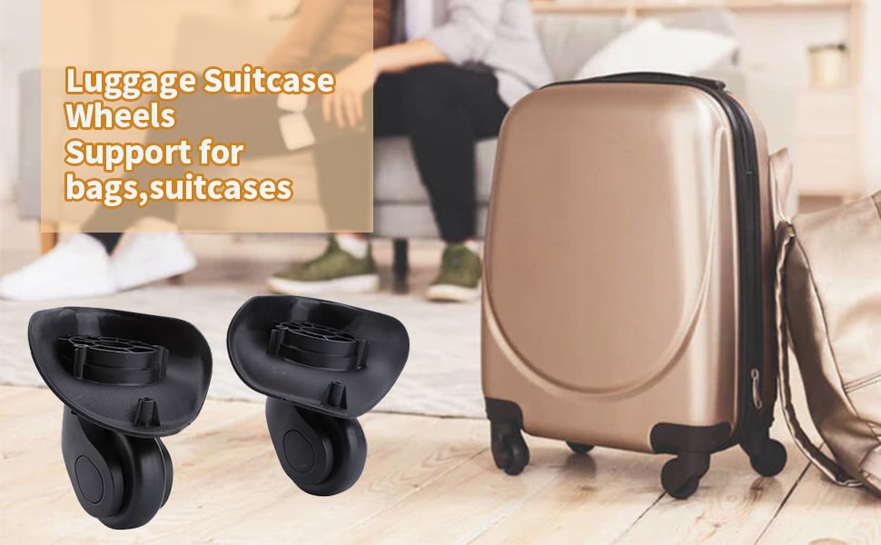 Roue de bagage Flexible, 4 pièces, pratique, vis à roulettes de remplacement  Durable et silencieuse avec outil de réparation, accessoires de voyage,  valise - AliExpress