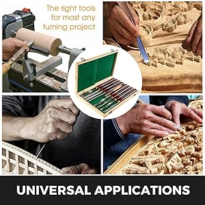 Ensembles de ciseaux à bois Tour à bois à table