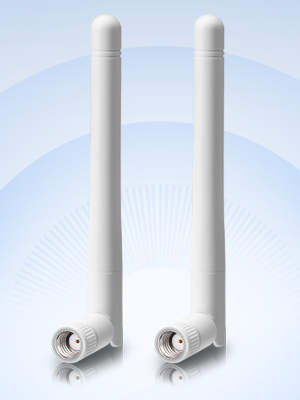 WiFi Antenna RP-SMA Male Aerial Dual Band 2.4GHz 5GHz 5.8GHz 3dBi MIMO Antenna