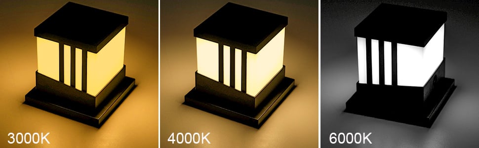 solar post cap light