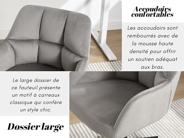 chaise salon reglable