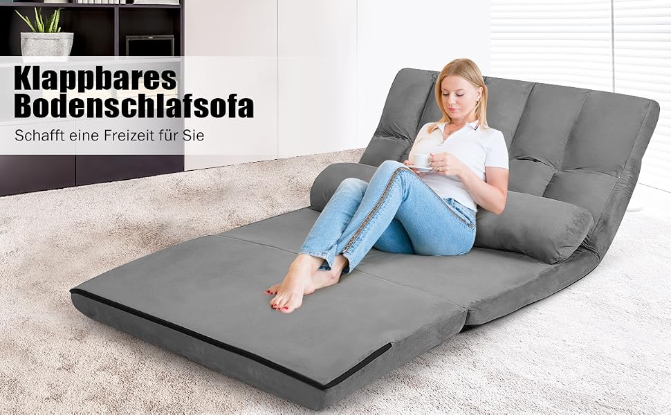 Bodenliege, bettsofa, Klappsofa, liegesofa