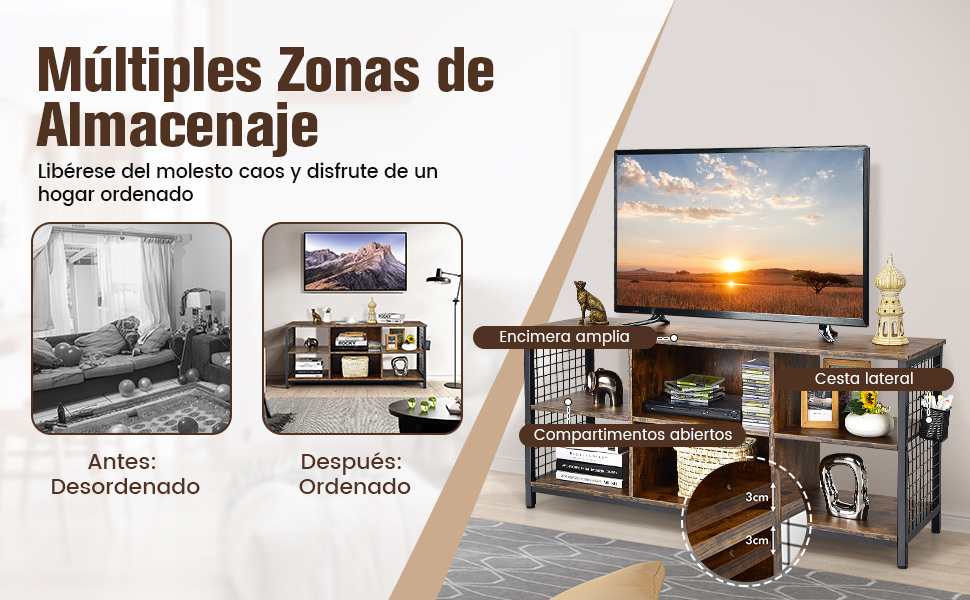 Mueble de TV de 65 Pulgadas