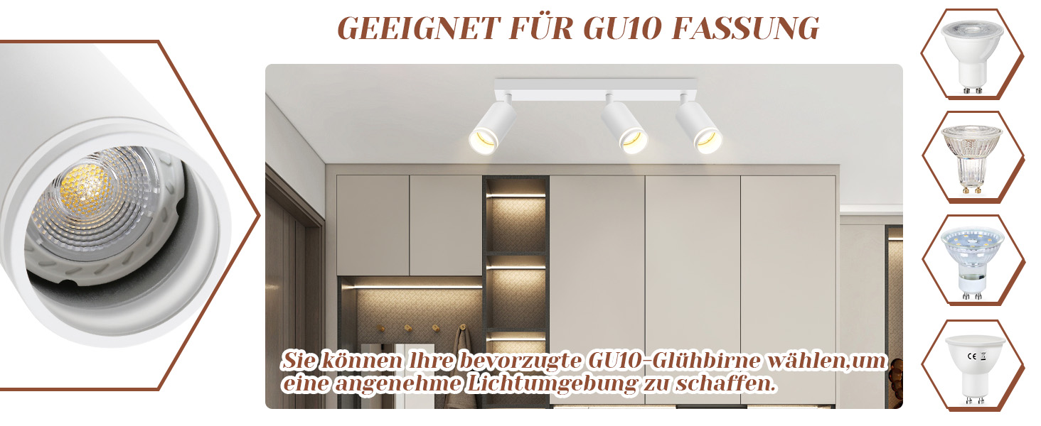 GU10 DECKENSPOTS