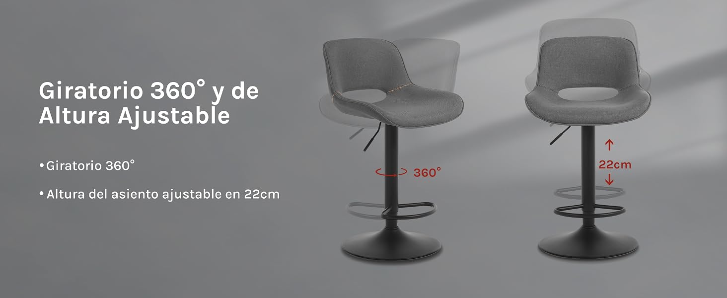 Taburete Cocina Alto