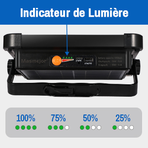 Projecteur LED rechargeable
