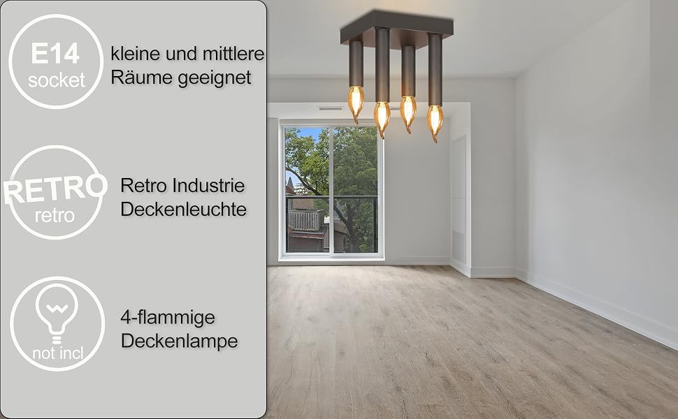 Metall wohnzimmerlampe