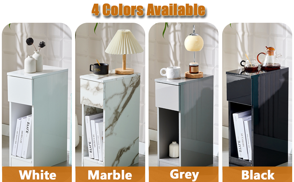 High gloss Sofa Side End Table