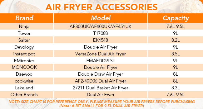 Upgraded Air Fryer Liner Ninja Foodi Accessories