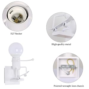 Lampada da parete a LED interna