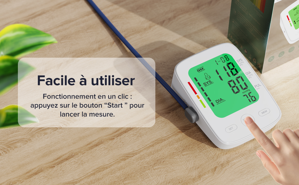 Tensiomètre en utilisation
