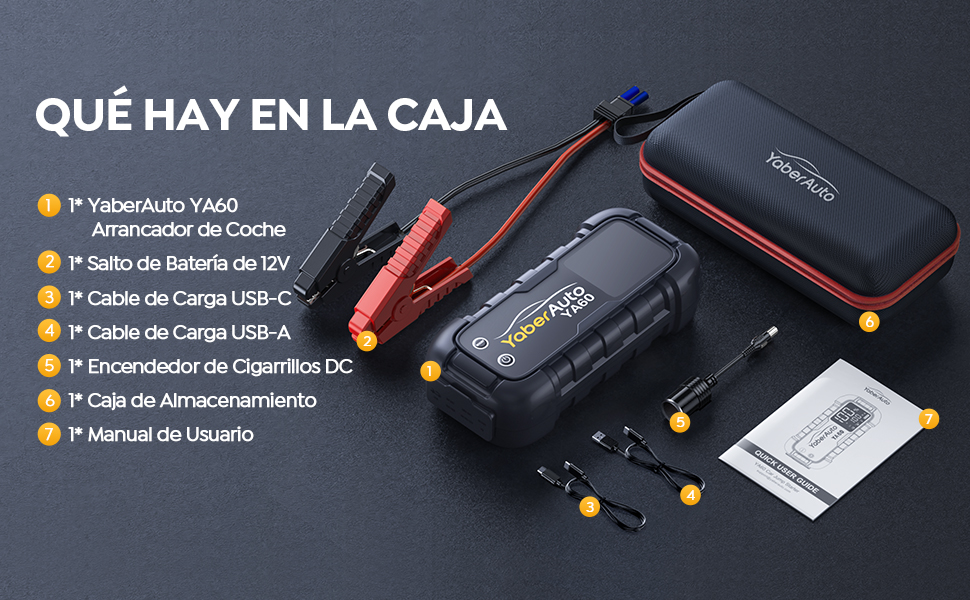 YaberAuto arrancador de coche
