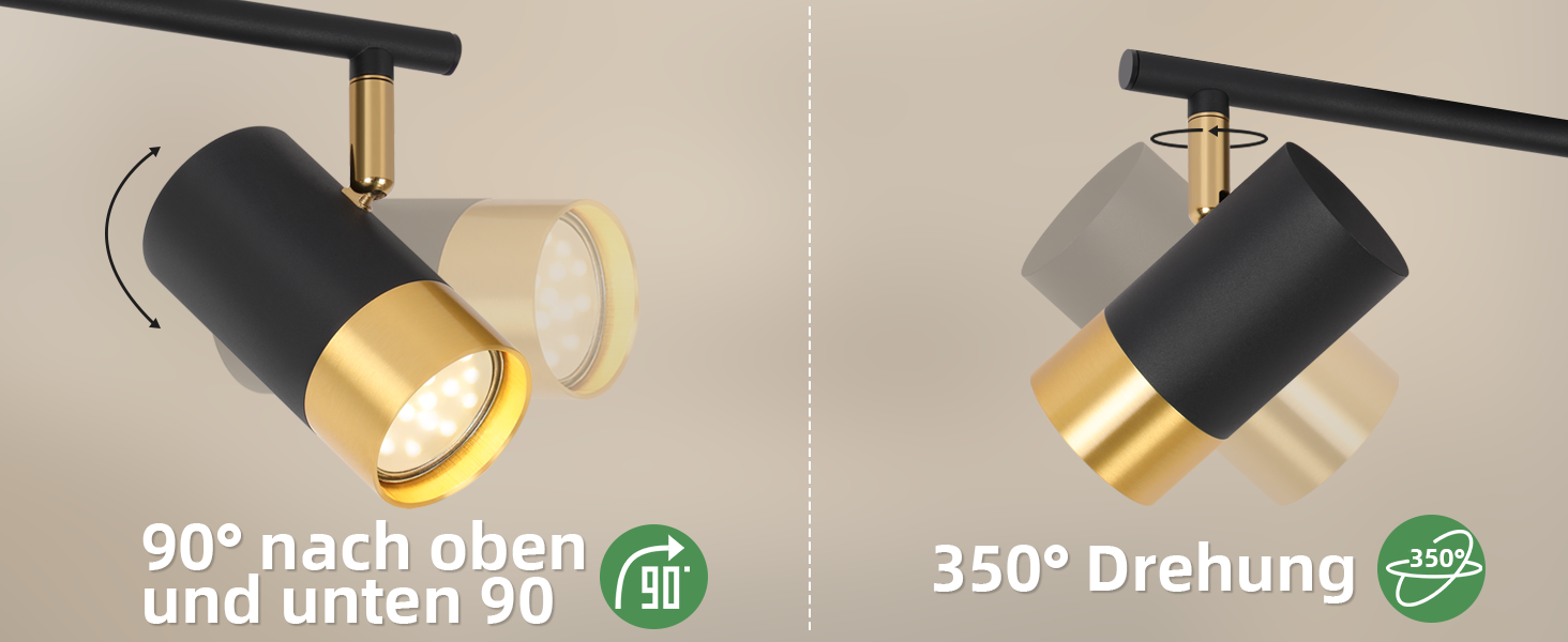 küchenlampe drehbar
