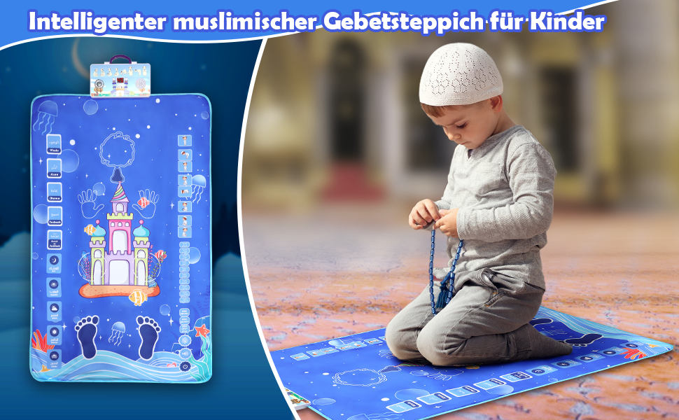 Tapis électronique interactif pour enfants musulmans