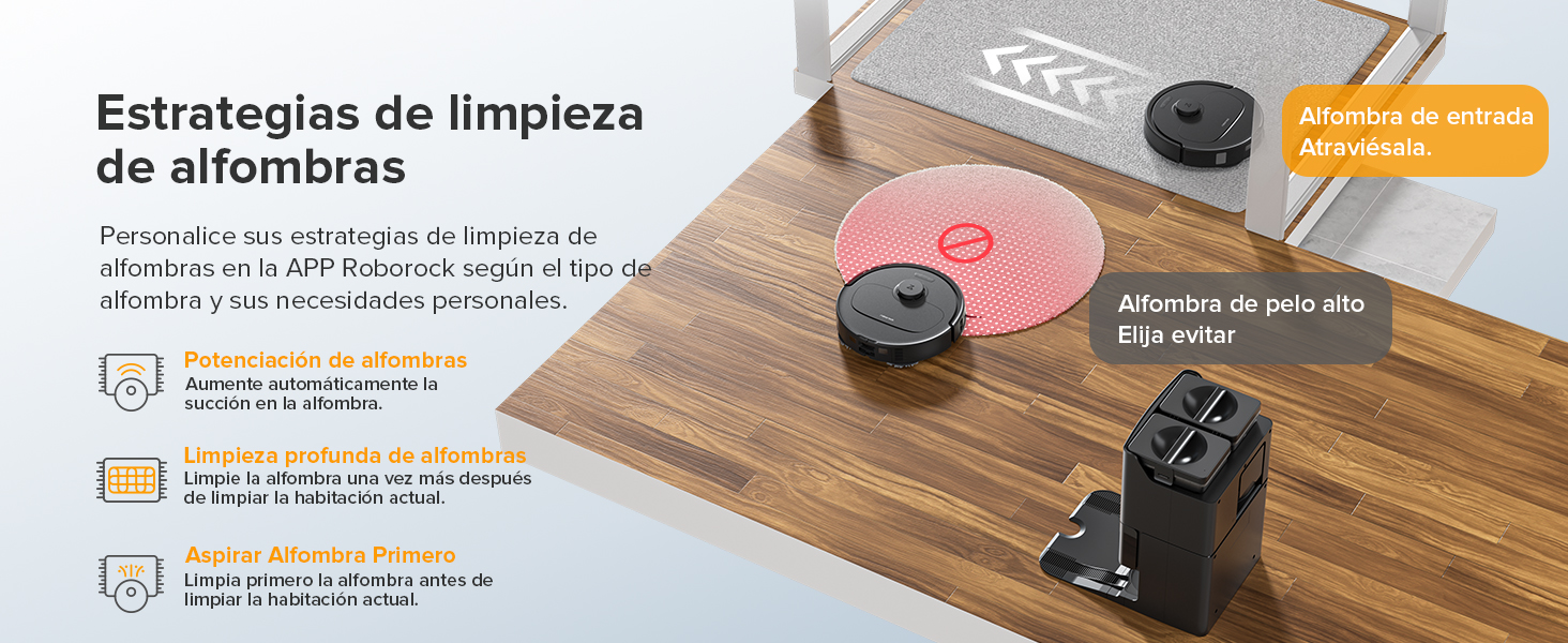 roborock Robot Aspirador QV 35A, 8000Pa de succión