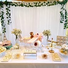 Tenda per fondale in tulle bianco per feste, baby shower, tenda per sfondo per matrimonio compleanno
