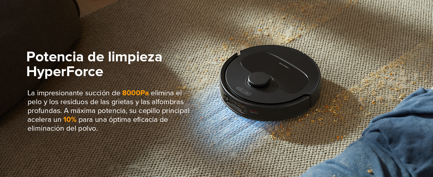 roborock Robot Aspirador QV 35A, 8000Pa de succión