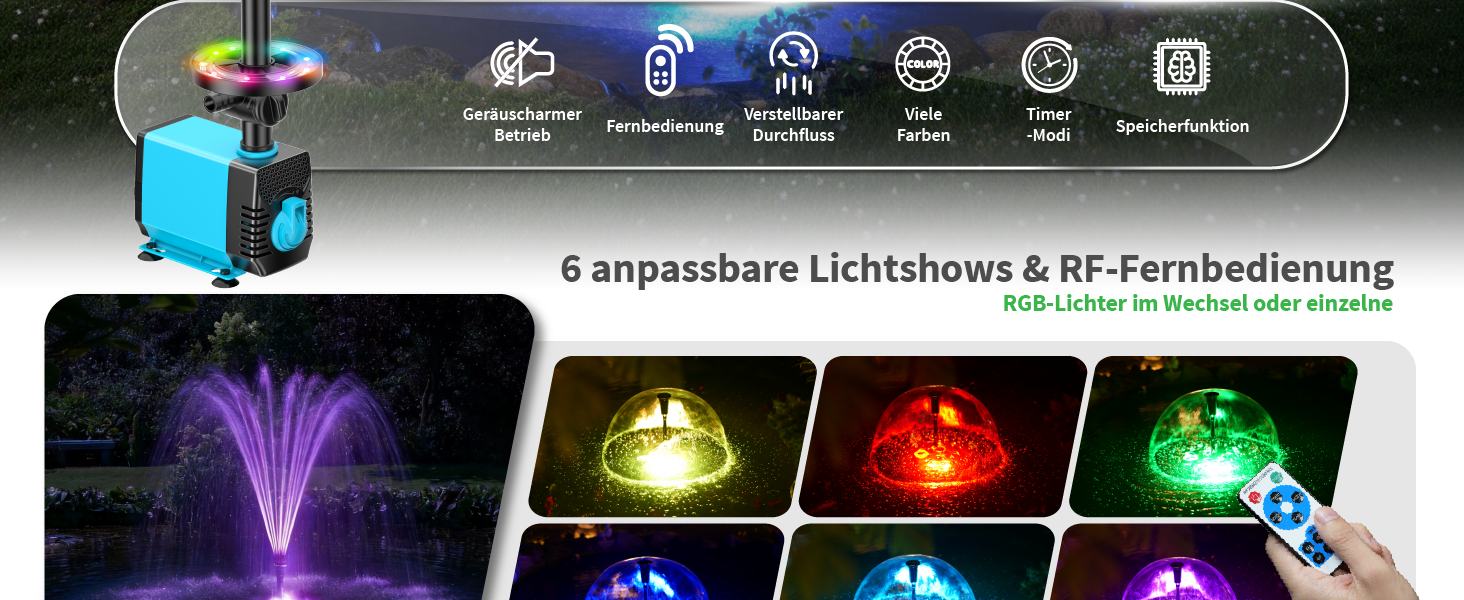 POPOSOAP RGB Beleuchtung