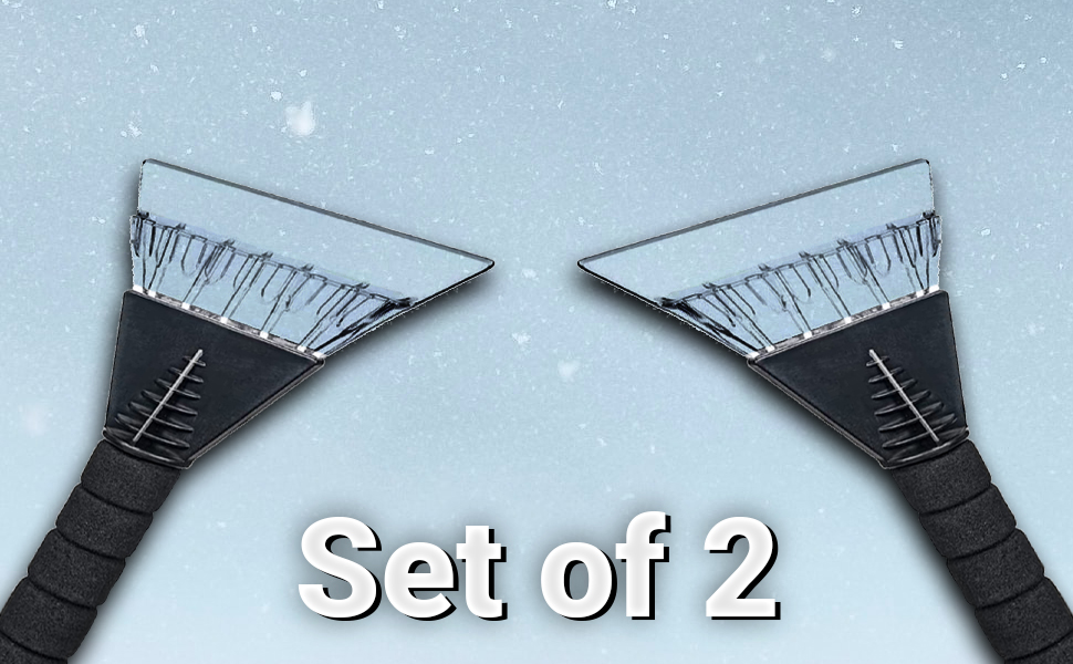 a set of 2 metal triangle shapes
