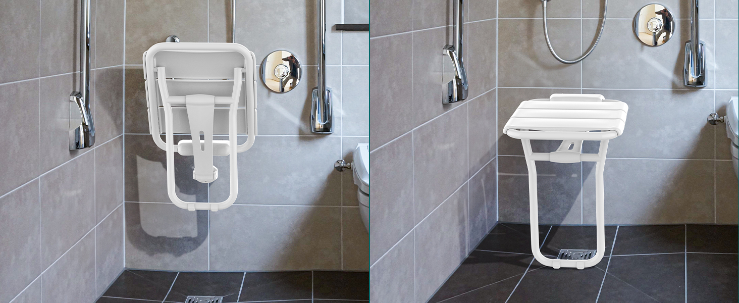 silla de ducha plegable