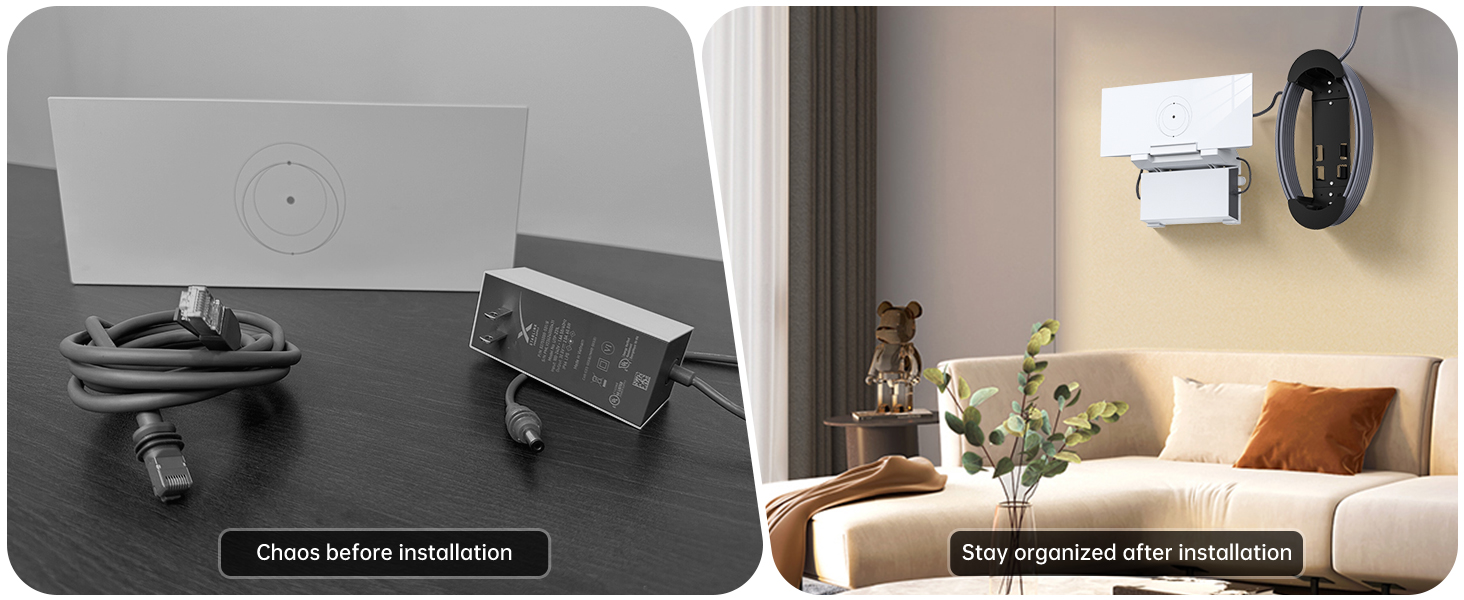 HOLACA K Di Supporto Da Parete 3 In 1 Per Router StarLink Mesh WiFi - Foto 5