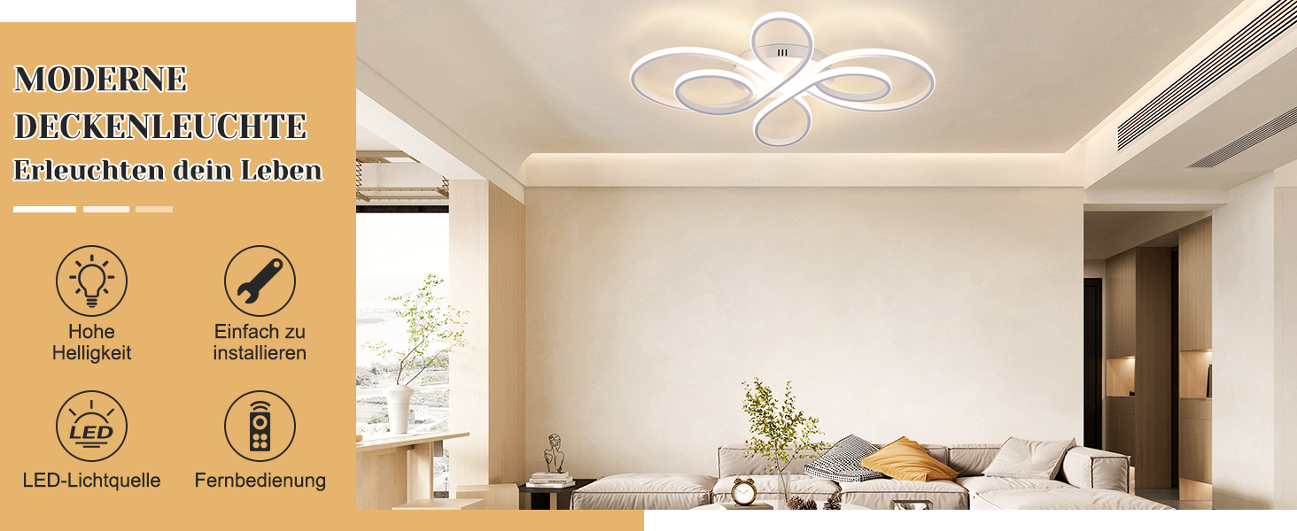 Deckenlampe dimmbar Schmetterling
