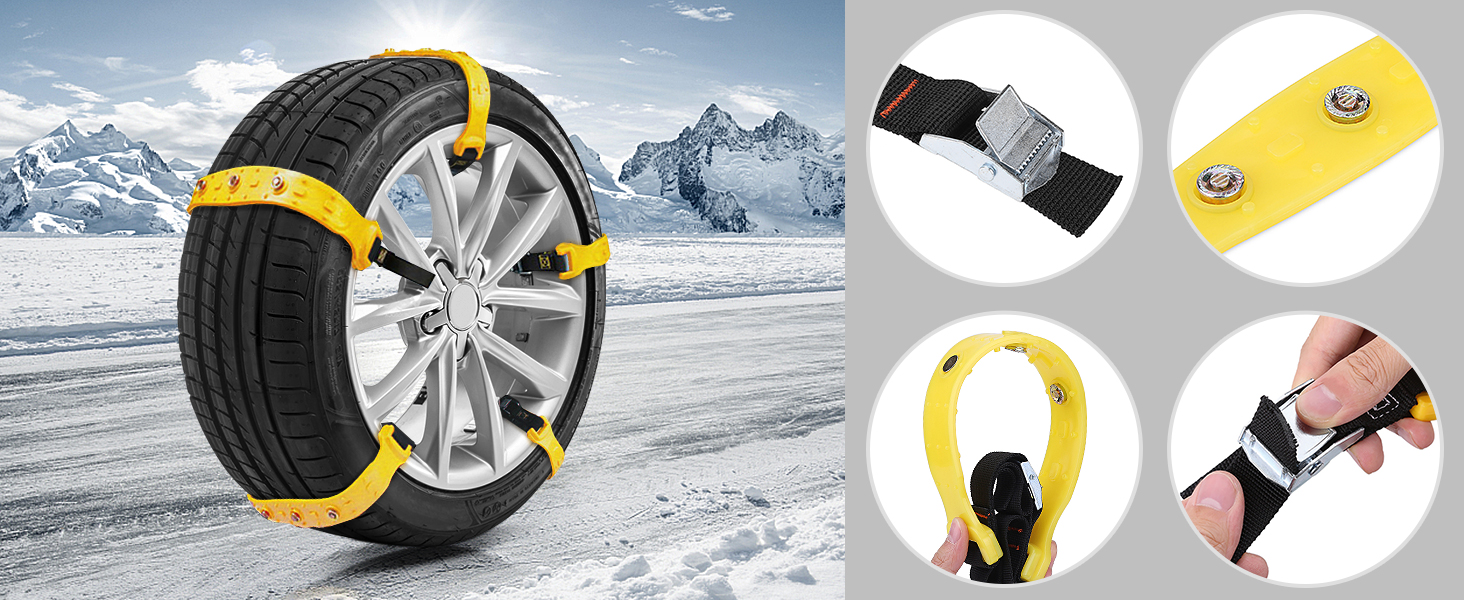 snow chains 18 inch