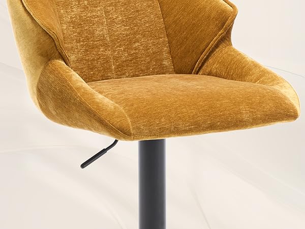 tabouret bar dossier tabouret bar accoudoir chaise bar velours beige