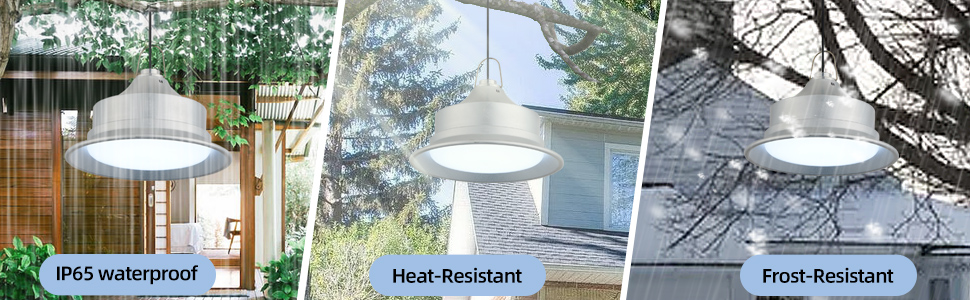 lampes solaires suspendues avec télécommande