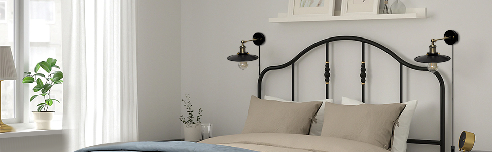 led lampe de chevet applique murale intérieure chambre interieures appliques luminaires 