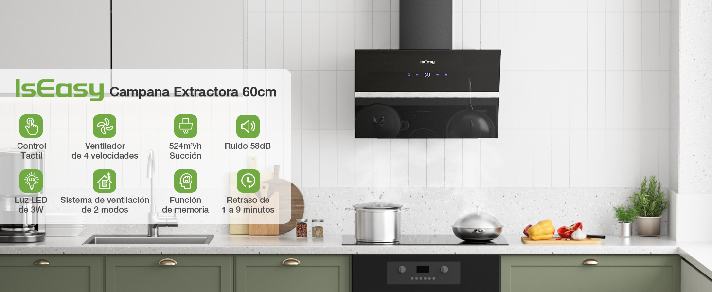 Campana Extractora Inclinada
