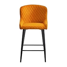 Velvet Barstool Counter Chair