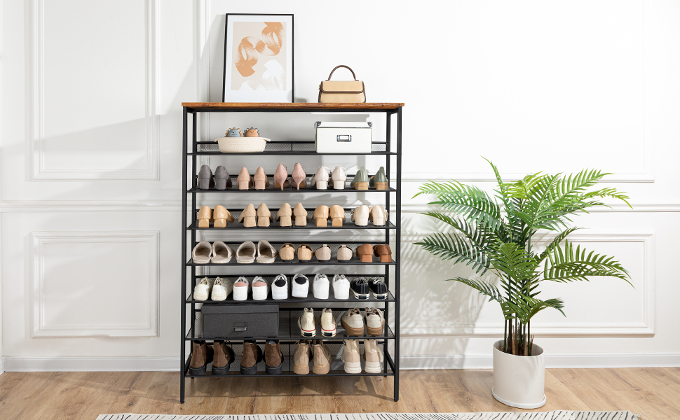 8-stöckige Schuhregal