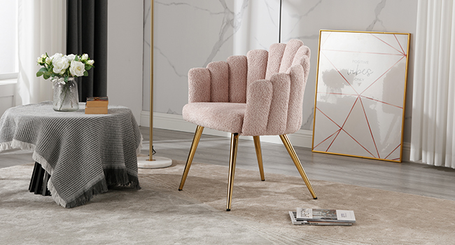 chaise chambre en fausse fourrure fauteuil relax confortable