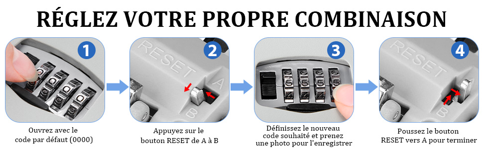 Réglez votre propre combinaison