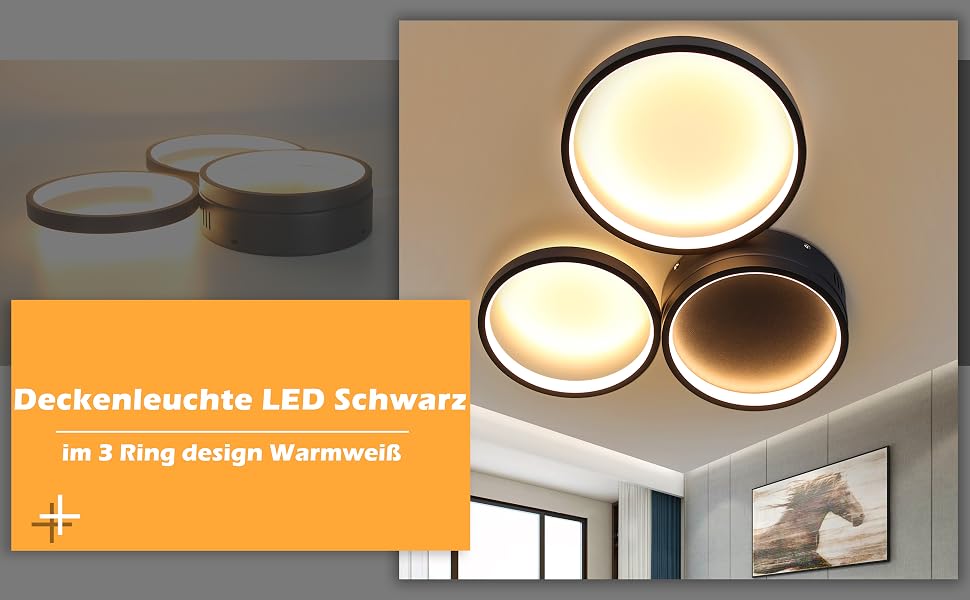 deckenlampe schwarz 