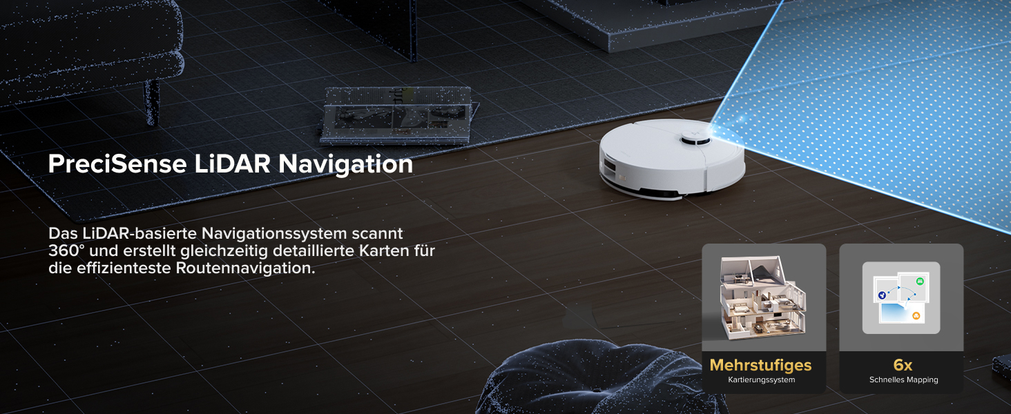 PreciSense LiDAR-Navigation