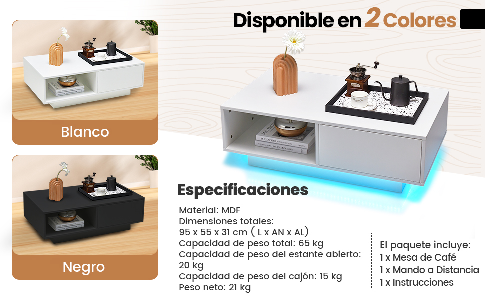 Mesa de Centro COSTWAY