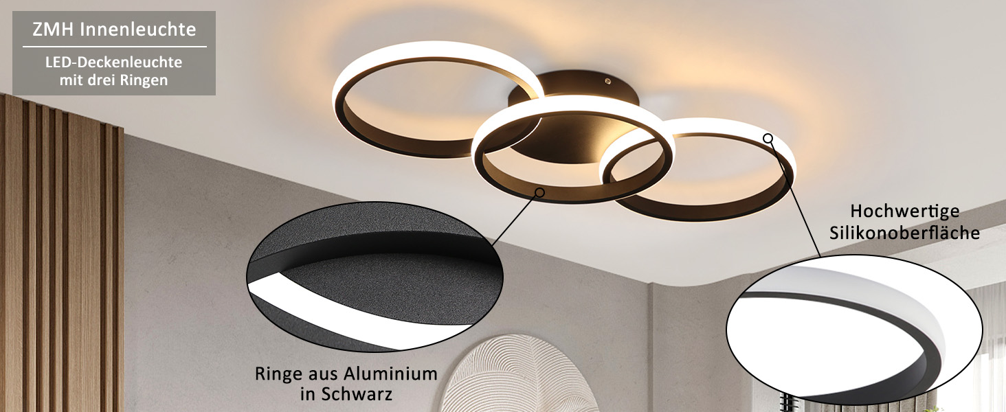 led mdoern deckenlampe