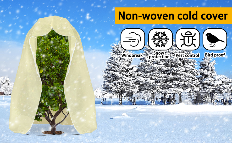 Protección de plantas en invierno